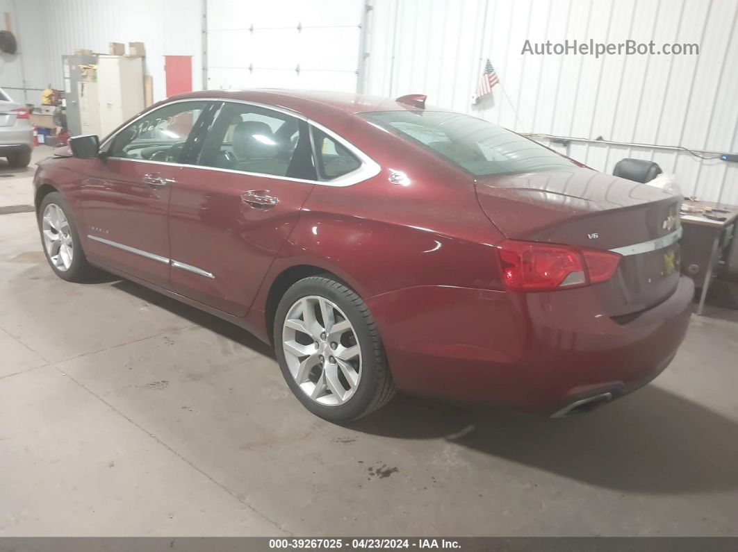 2017 Chevrolet Impala 2lz Maroon vin: 2G1145S34H9177223