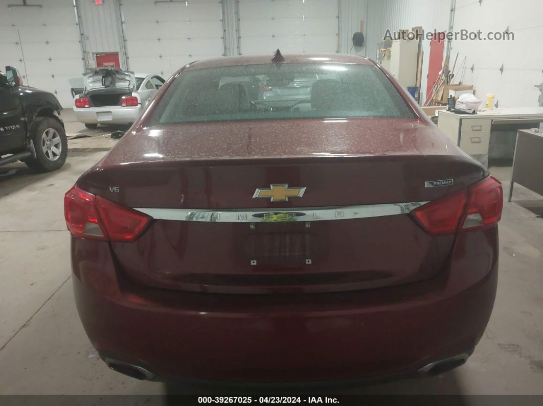 2017 Chevrolet Impala 2lz Maroon vin: 2G1145S34H9177223