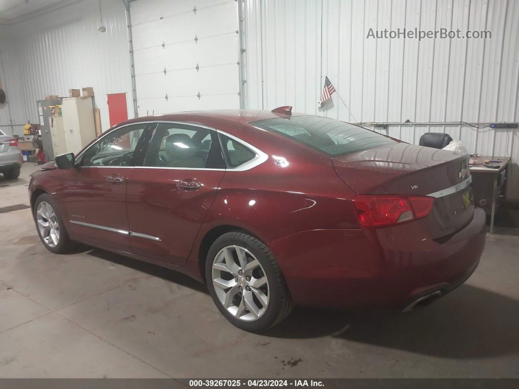 2017 Chevrolet Impala 2lz Maroon vin: 2G1145S34H9177223