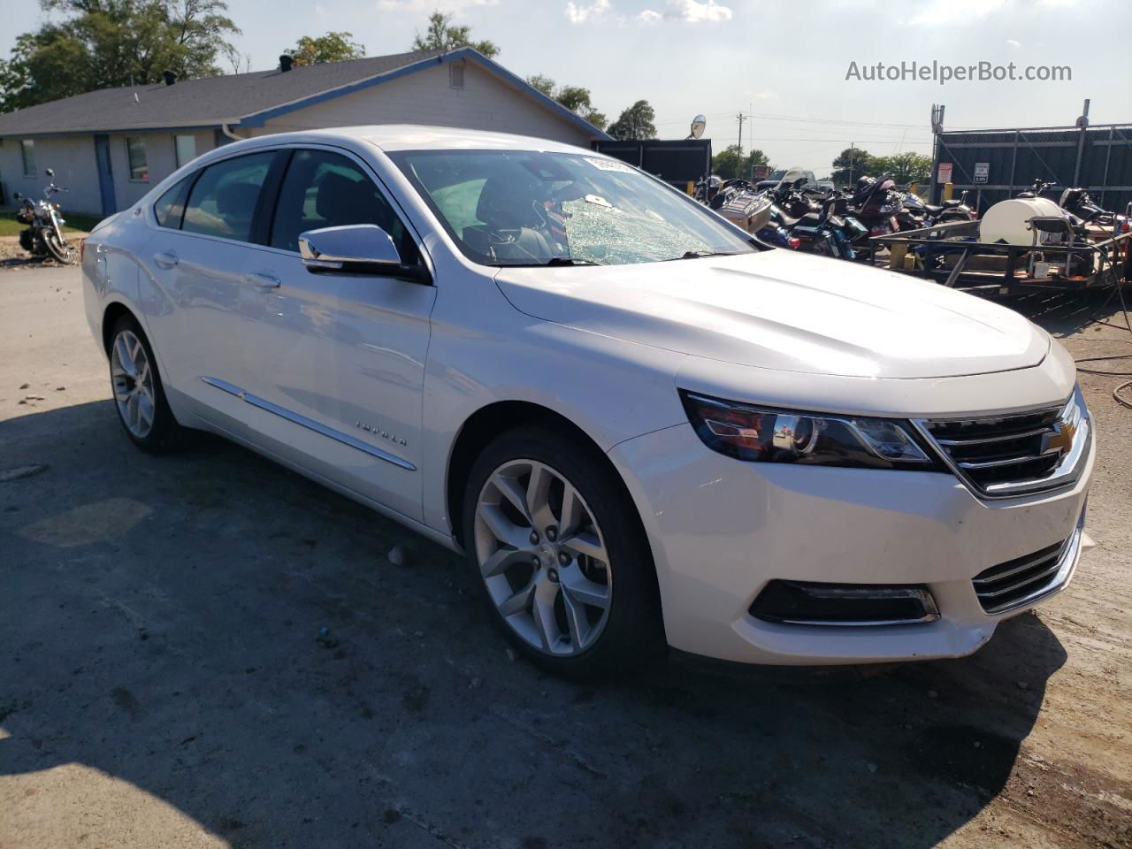 2016 Chevrolet Impala Ltz White vin: 2G1145S35G9165936