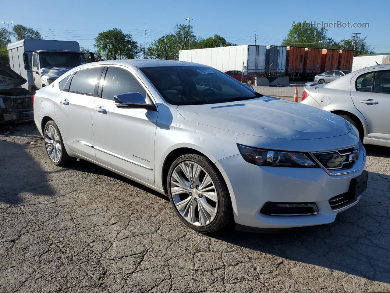 2017 Chevrolet Impala Premier White vin: 2G1145S35H9145526