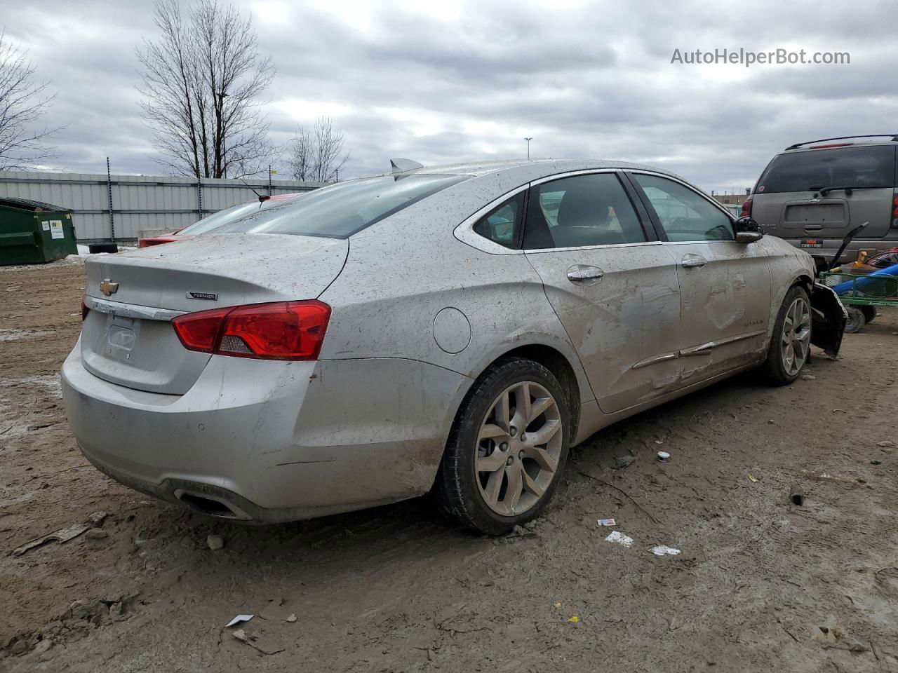 2017 Chevrolet Impala Premier Серебряный vin: 2G1145S35H9155537