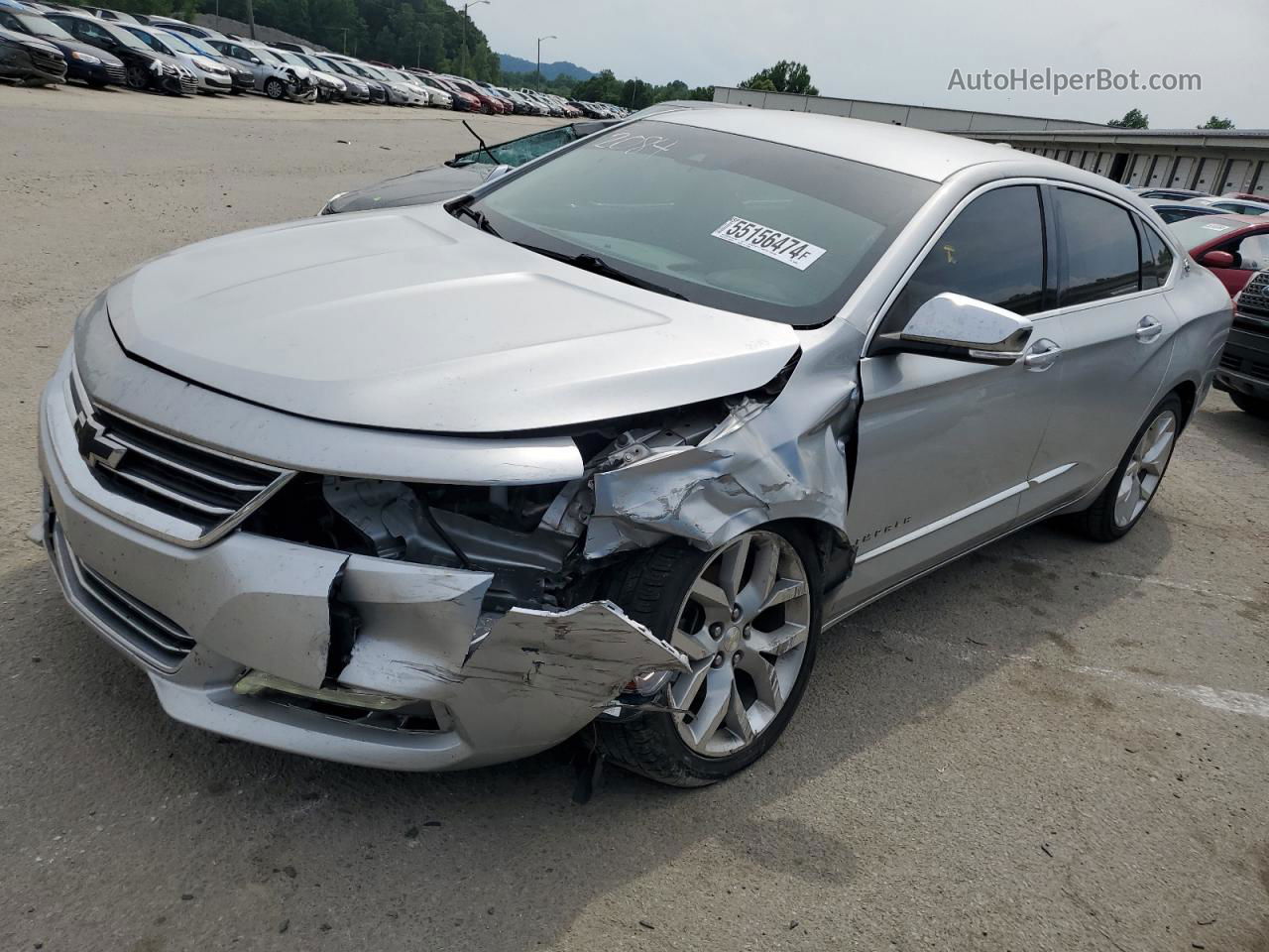 2016 Chevrolet Impala Ltz Gray vin: 2G1145S36G9108905