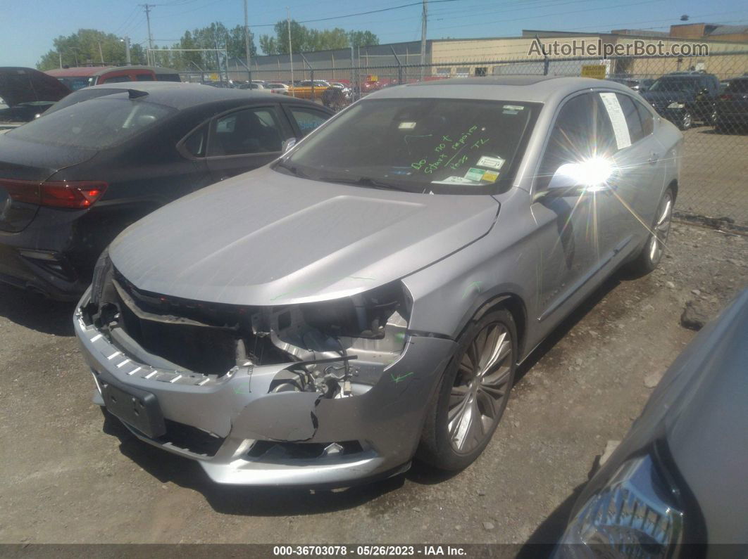 2016 Chevrolet Impala Ltz Silver vin: 2G1145S36G9199593