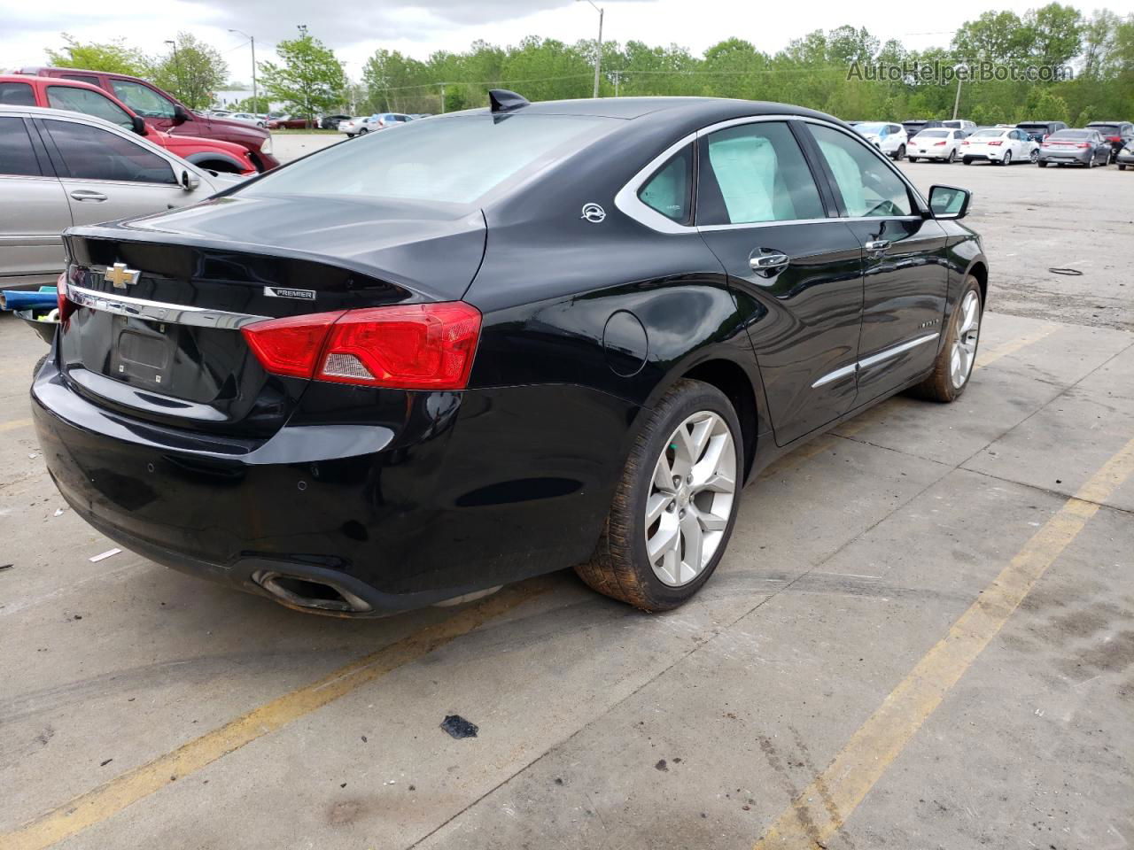 2017 Chevrolet Impala Premier Черный vin: 2G1145S36H9177854