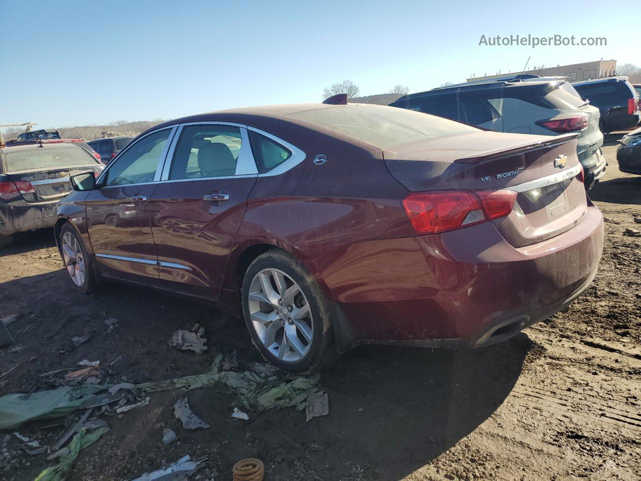 2017 Chevrolet Impala Premier Бордовый vin: 2G1145S36H9179670