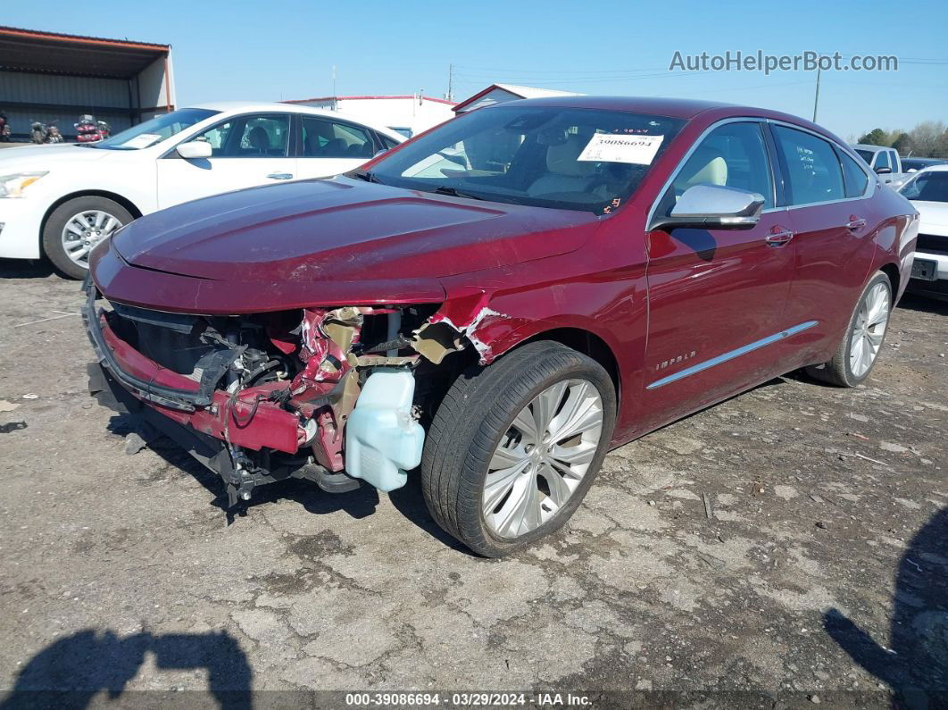 2017 Chevrolet Impala 2lz Burgundy vin: 2G1145S36H9183881