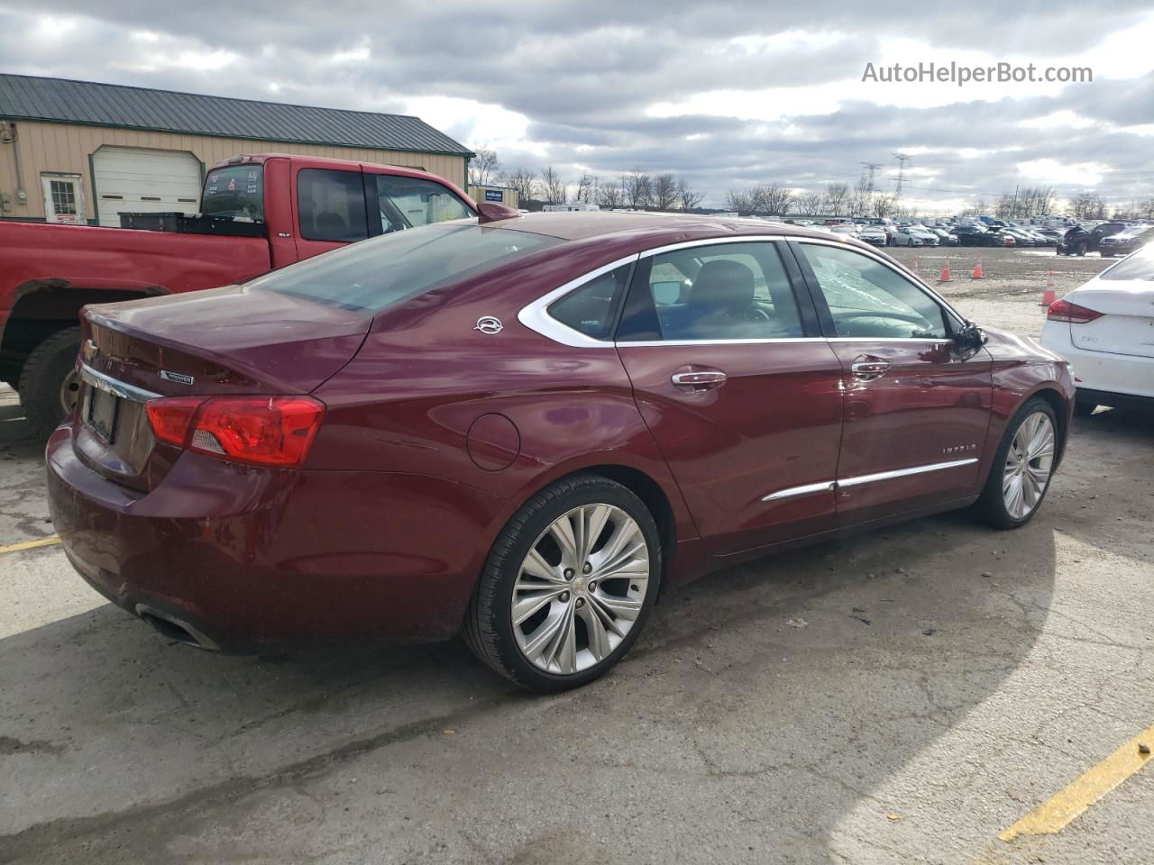 2017 Chevrolet Impala Premier Бордовый vin: 2G1145S36H9189115