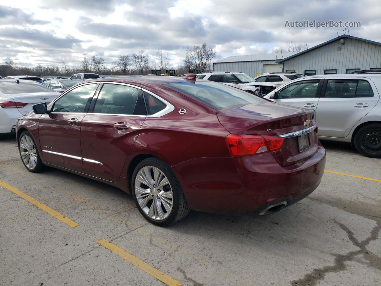 2017 Chevrolet Impala Premier Бордовый vin: 2G1145S36H9189115