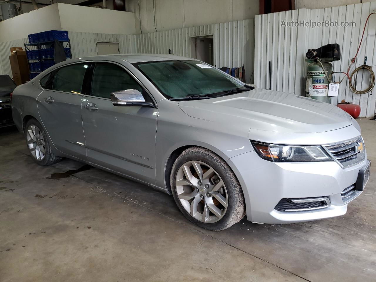 2016 Chevrolet Impala Ltz Silver vin: 2G1145S37G9121792