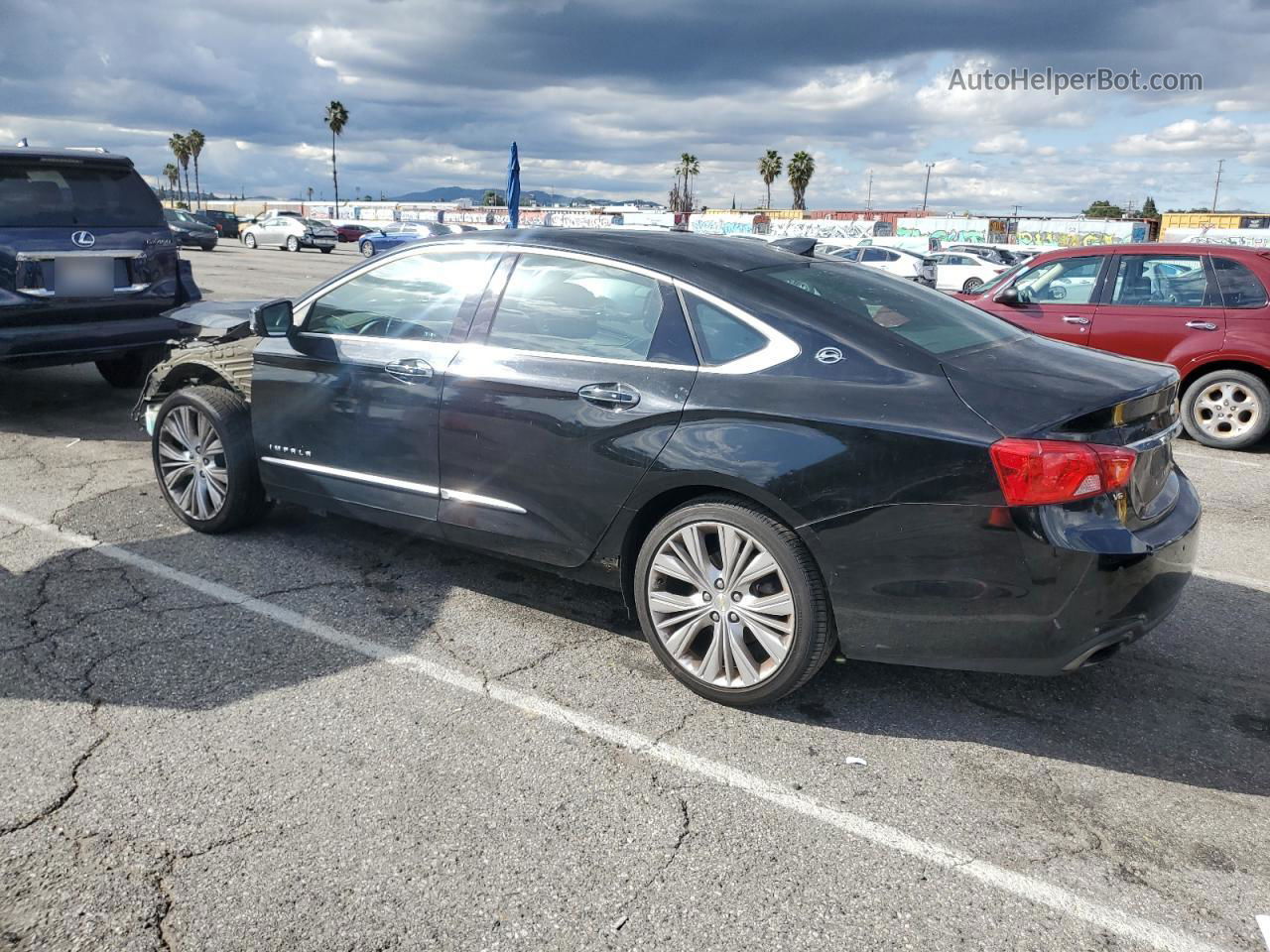 2016 Chevrolet Impala Ltz Black vin: 2G1145S37G9188165