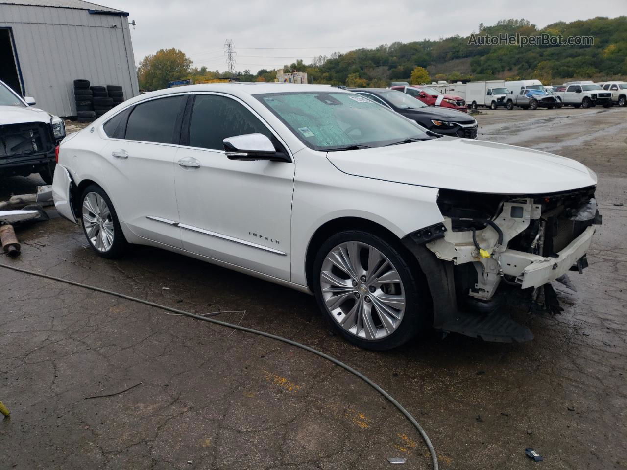 2016 Chevrolet Impala Ltz White vin: 2G1145S37G9203070