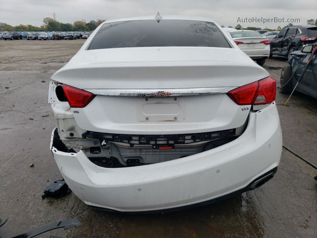 2016 Chevrolet Impala Ltz White vin: 2G1145S37G9203070