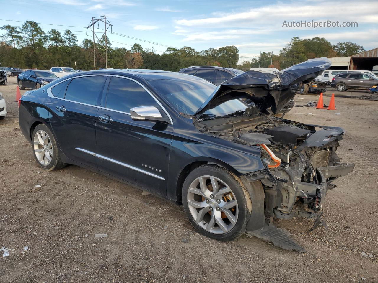 2017 Chevrolet Impala Premier Черный vin: 2G1145S37H9120871