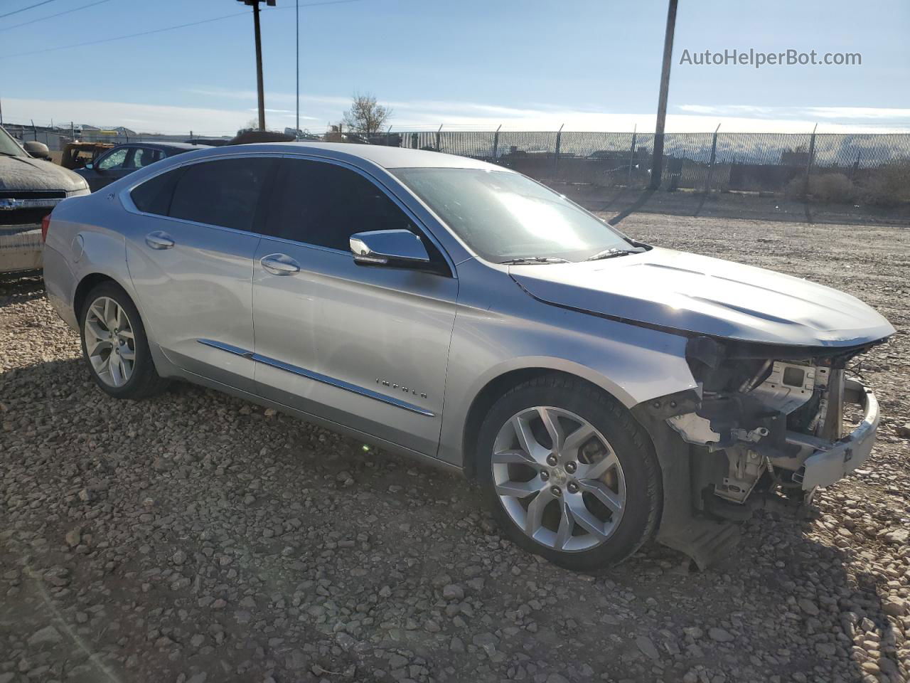 2016 Chevrolet Impala Ltz Silver vin: 2G1145S38G9109215