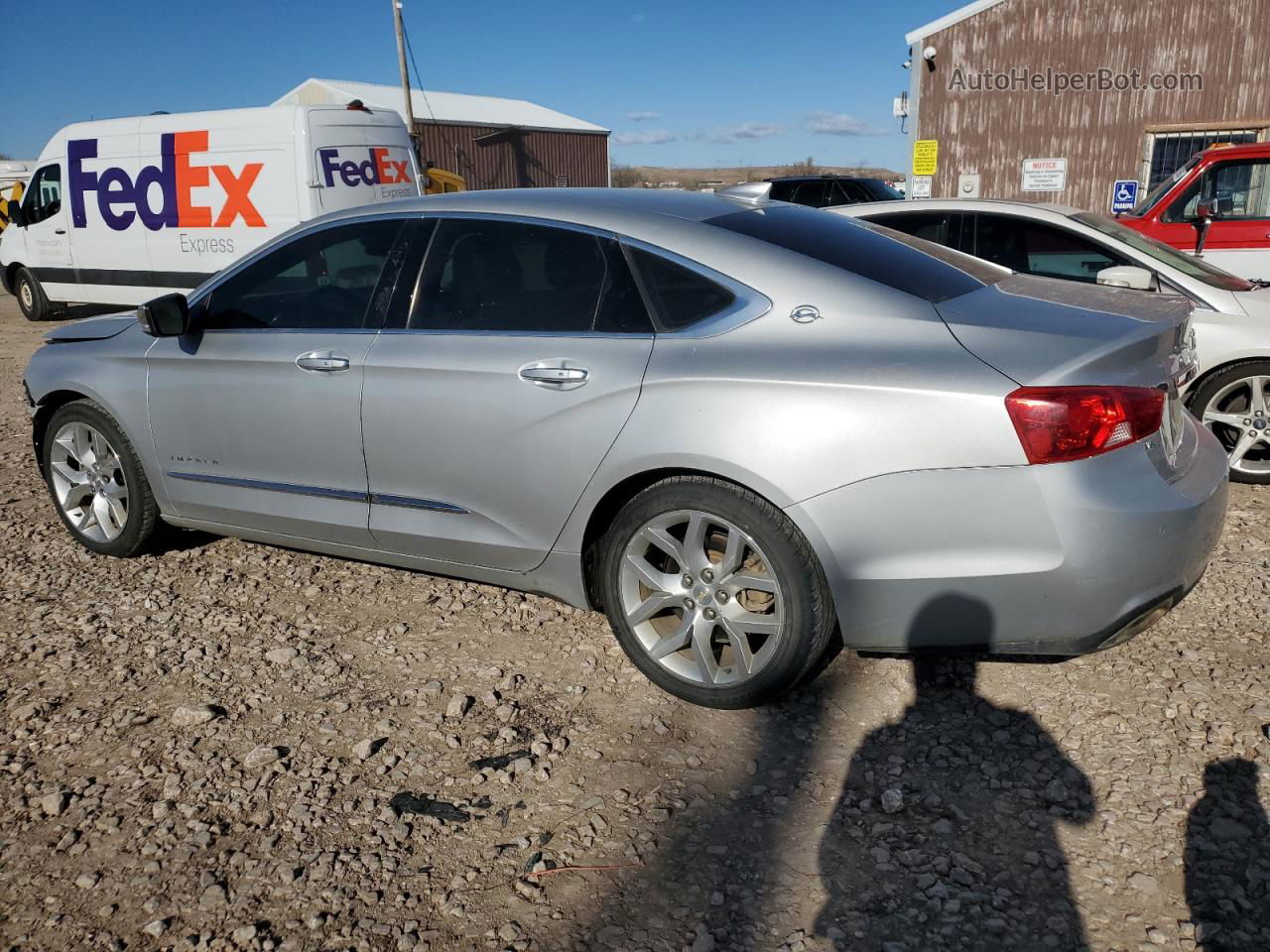 2016 Chevrolet Impala Ltz Silver vin: 2G1145S38G9109215