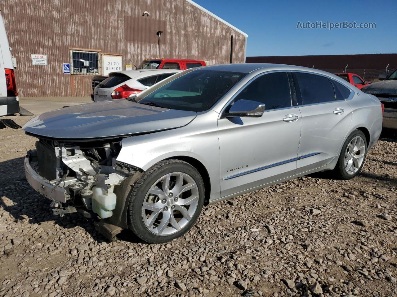 2016 Chevrolet Impala Ltz Silver vin: 2G1145S38G9109215