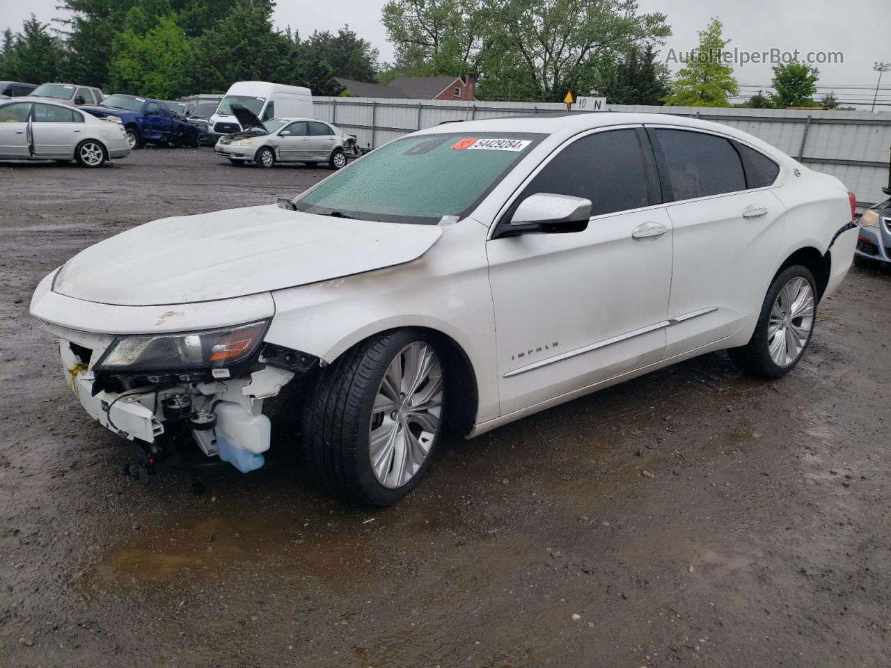 2016 Chevrolet Impala Ltz White vin: 2G1145S38G9119680