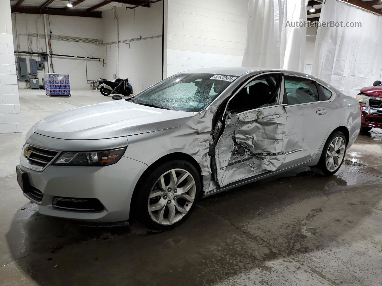 2016 Chevrolet Impala Ltz Silver vin: 2G1145S38G9122529