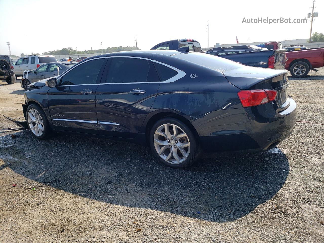 2016 Chevrolet Impala Ltz Blue vin: 2G1145S38G9140819