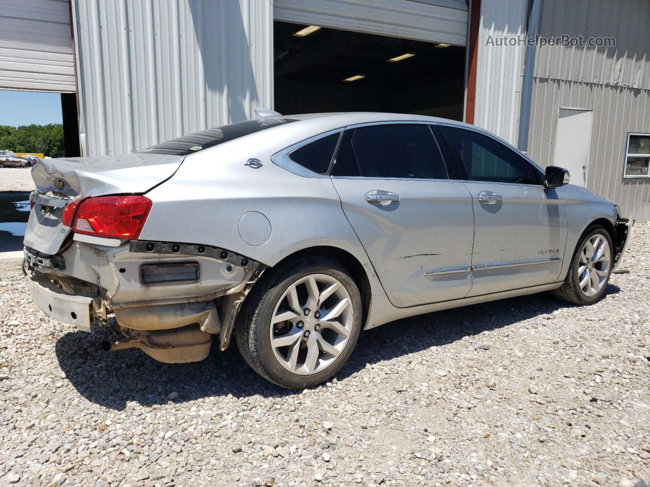 2016 Chevrolet Impala Ltz Silver vin: 2G1145S39G9147410