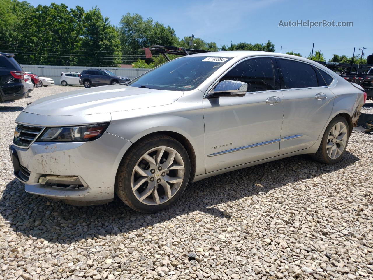 2016 Chevrolet Impala Ltz Silver vin: 2G1145S39G9147410