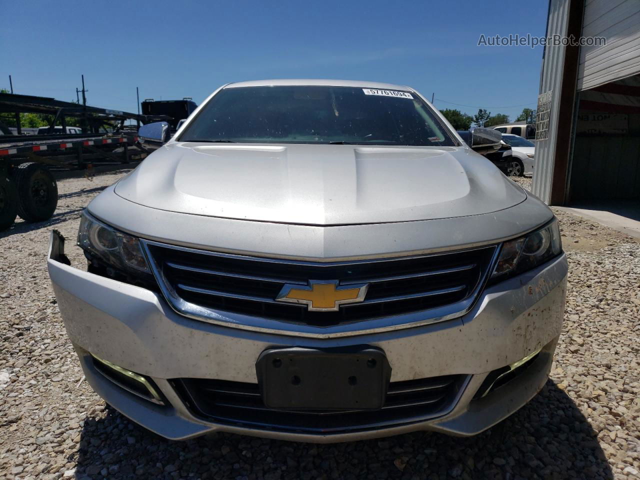 2016 Chevrolet Impala Ltz Silver vin: 2G1145S39G9147410