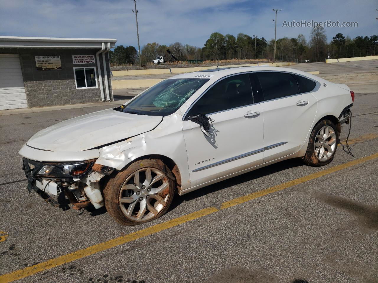 2016 Chevrolet Impala Ltz White vin: 2G1145S39G9165423