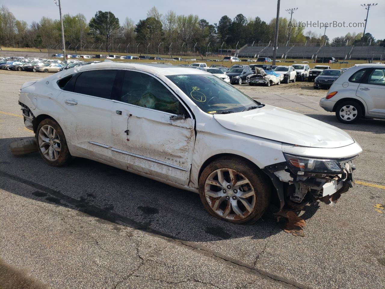 2016 Chevrolet Impala Ltz White vin: 2G1145S39G9165423