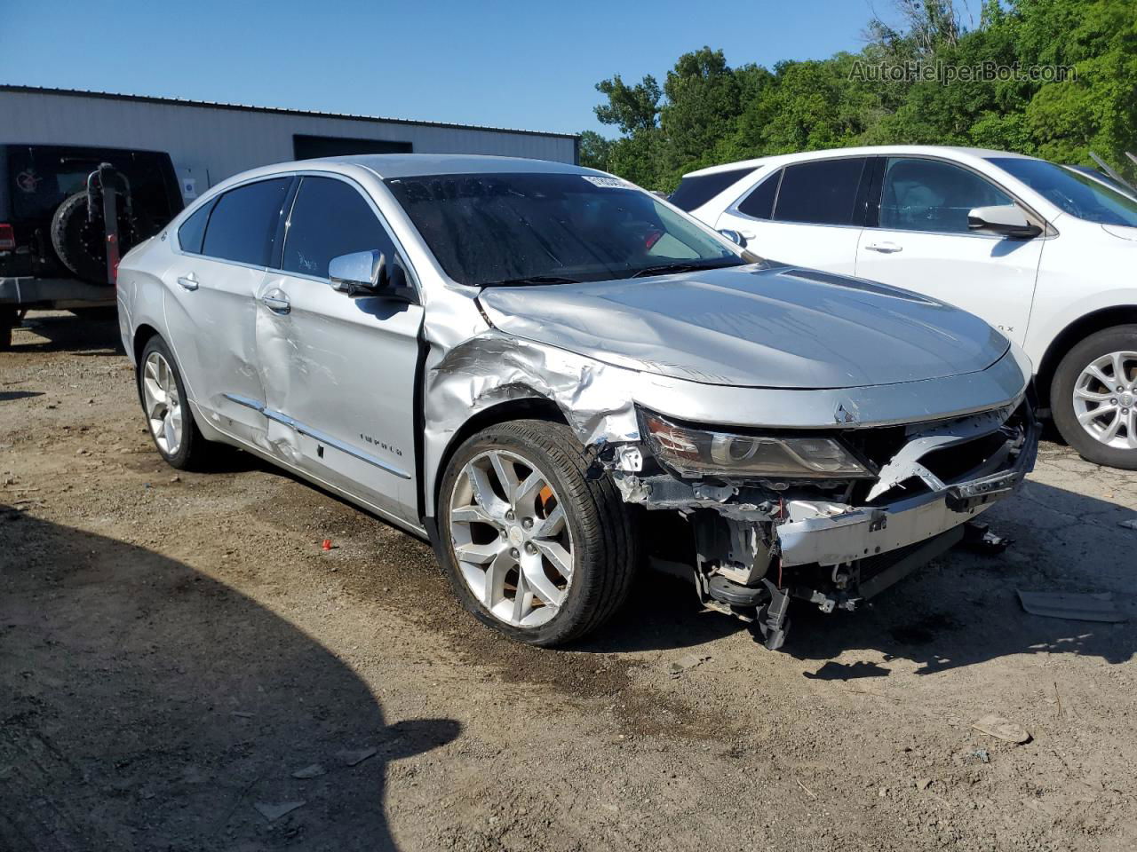 2017 Chevrolet Impala Premier Silver vin: 2G1145S39H9155623