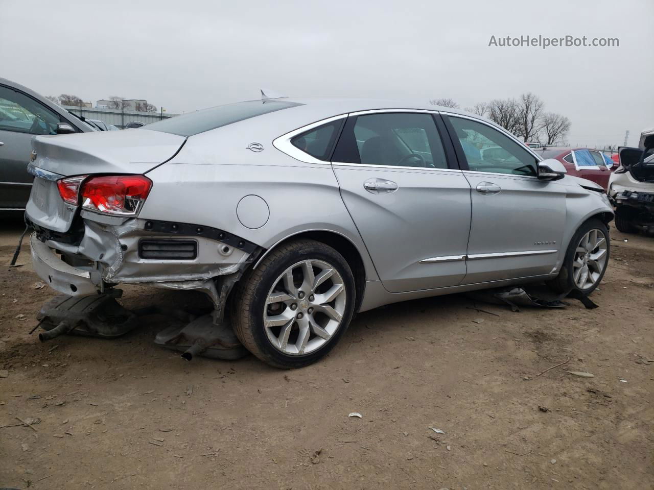 2016 Chevrolet Impala Ltz Silver vin: 2G1145S3XG9130308