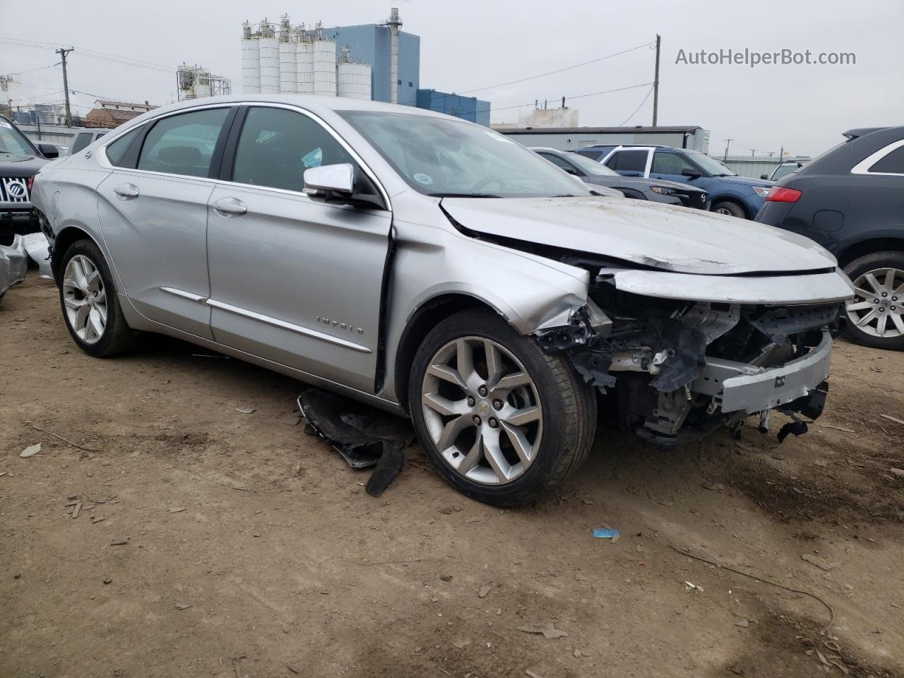 2016 Chevrolet Impala Ltz Silver vin: 2G1145S3XG9130308