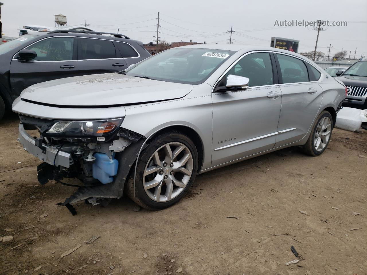 2016 Chevrolet Impala Ltz Silver vin: 2G1145S3XG9130308