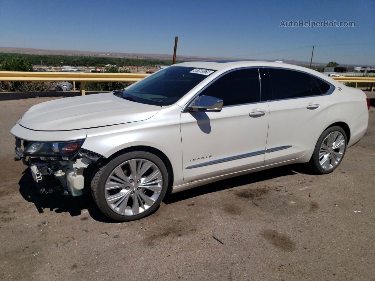 2016 Chevrolet Impala Ltz White vin: 2G1145S3XG9154785