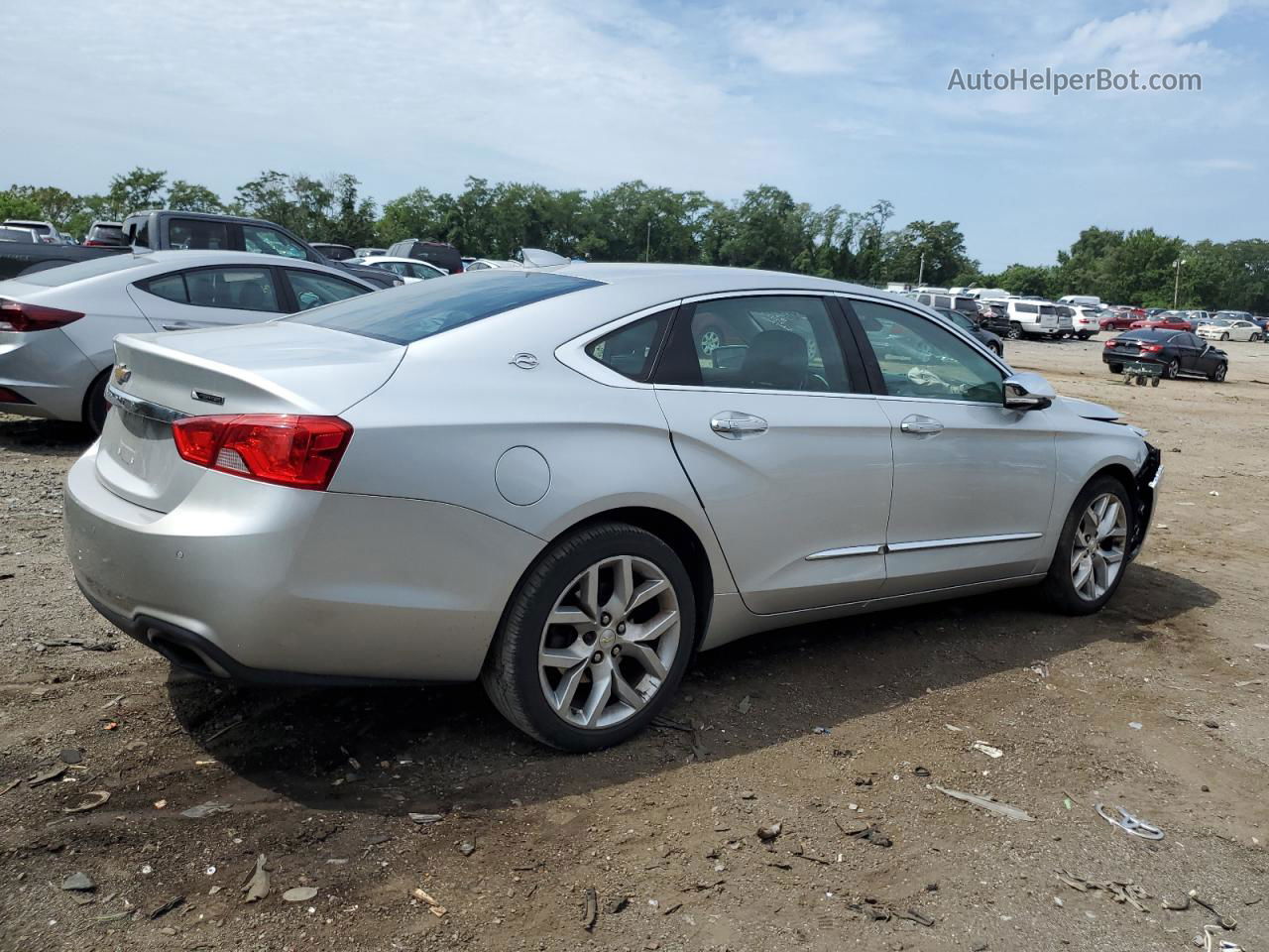 2017 Chevrolet Impala Premier Серебряный vin: 2G1145S3XH9132531