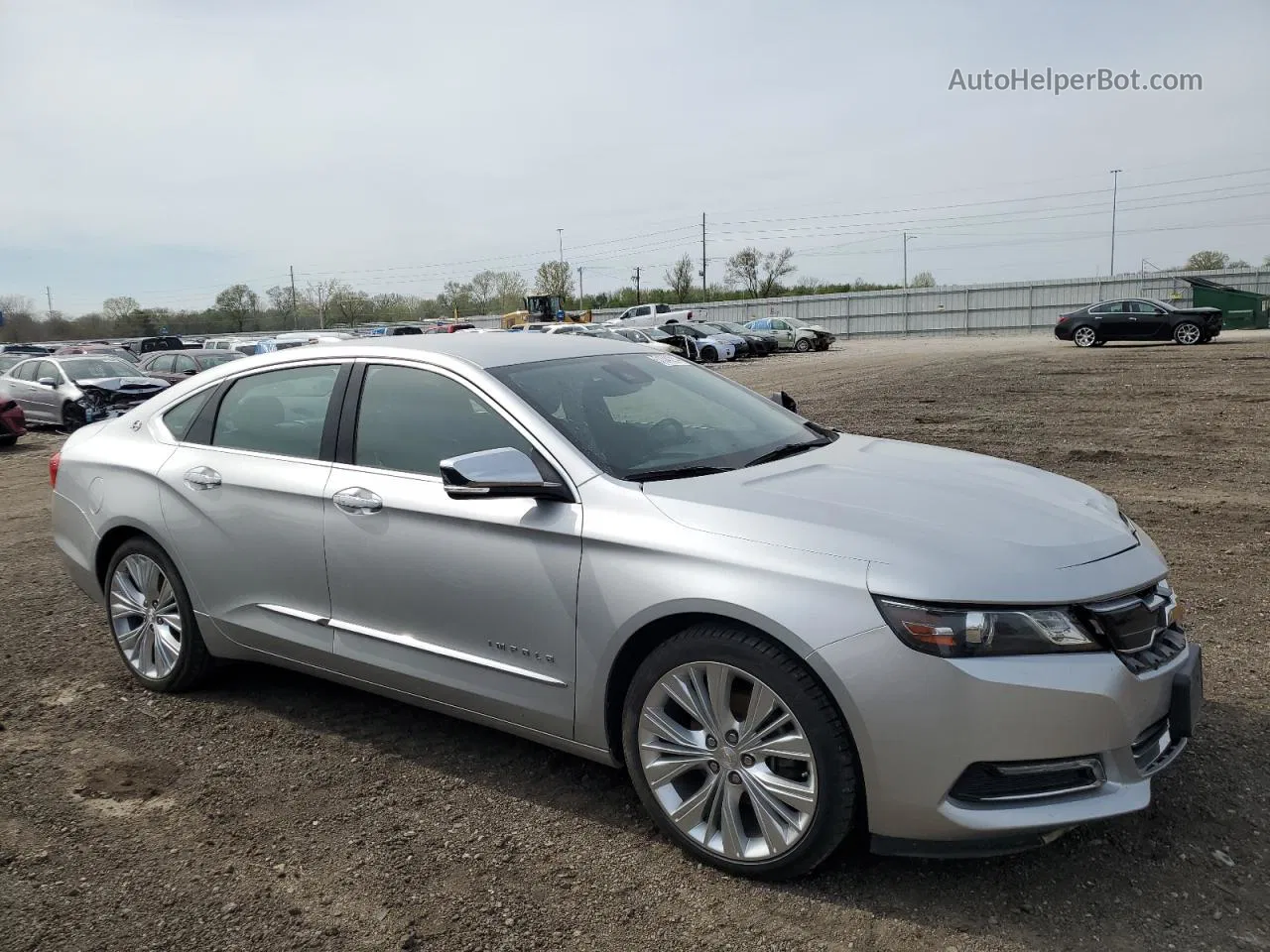 2017 Chevrolet Impala Premier Серебряный vin: 2G1145S3XH9183737