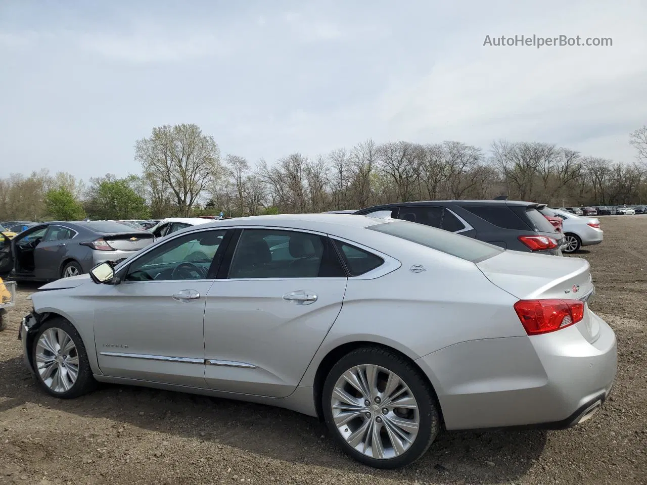 2017 Chevrolet Impala Premier Серебряный vin: 2G1145S3XH9183737