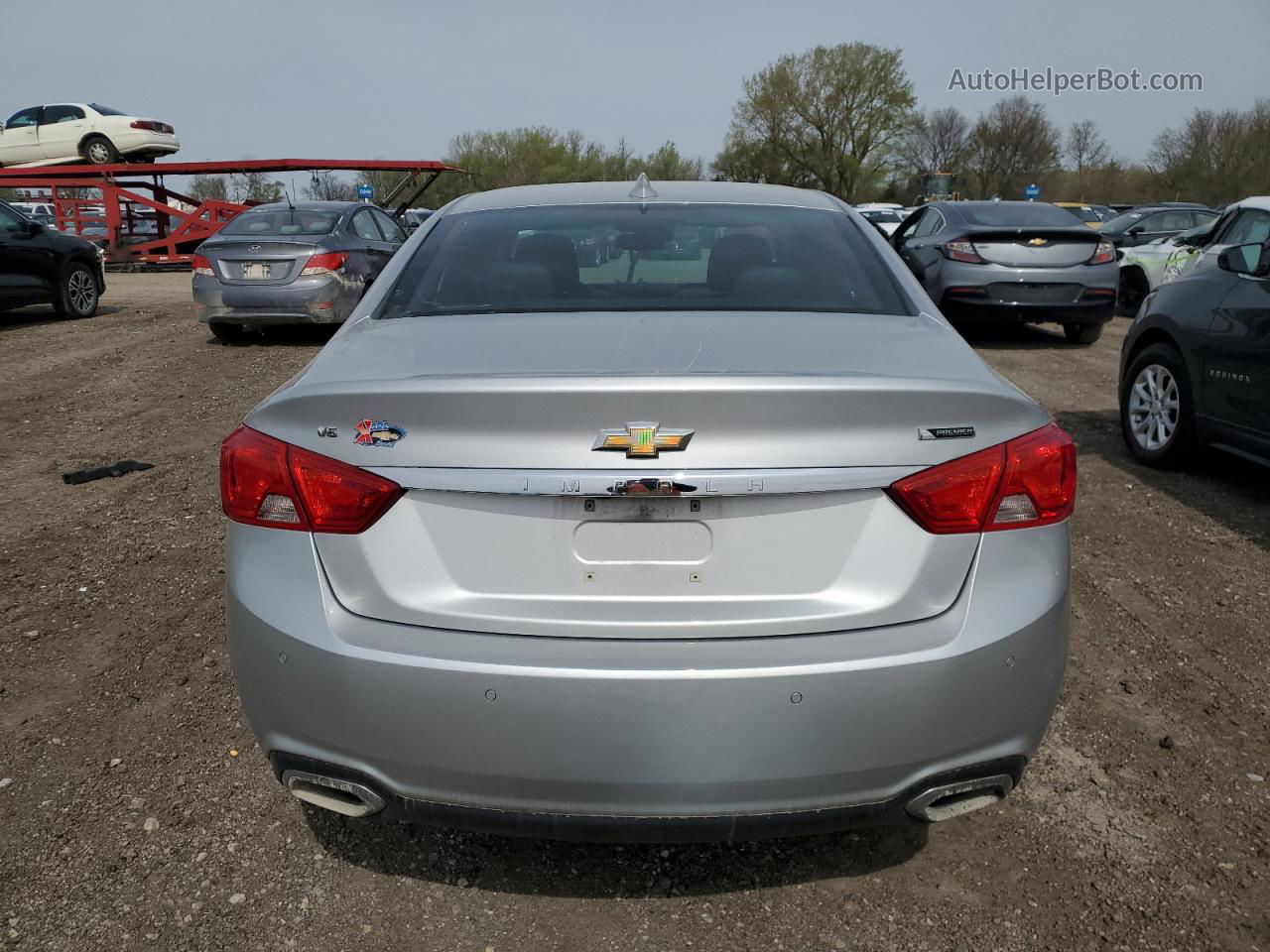 2017 Chevrolet Impala Premier Серебряный vin: 2G1145S3XH9183737