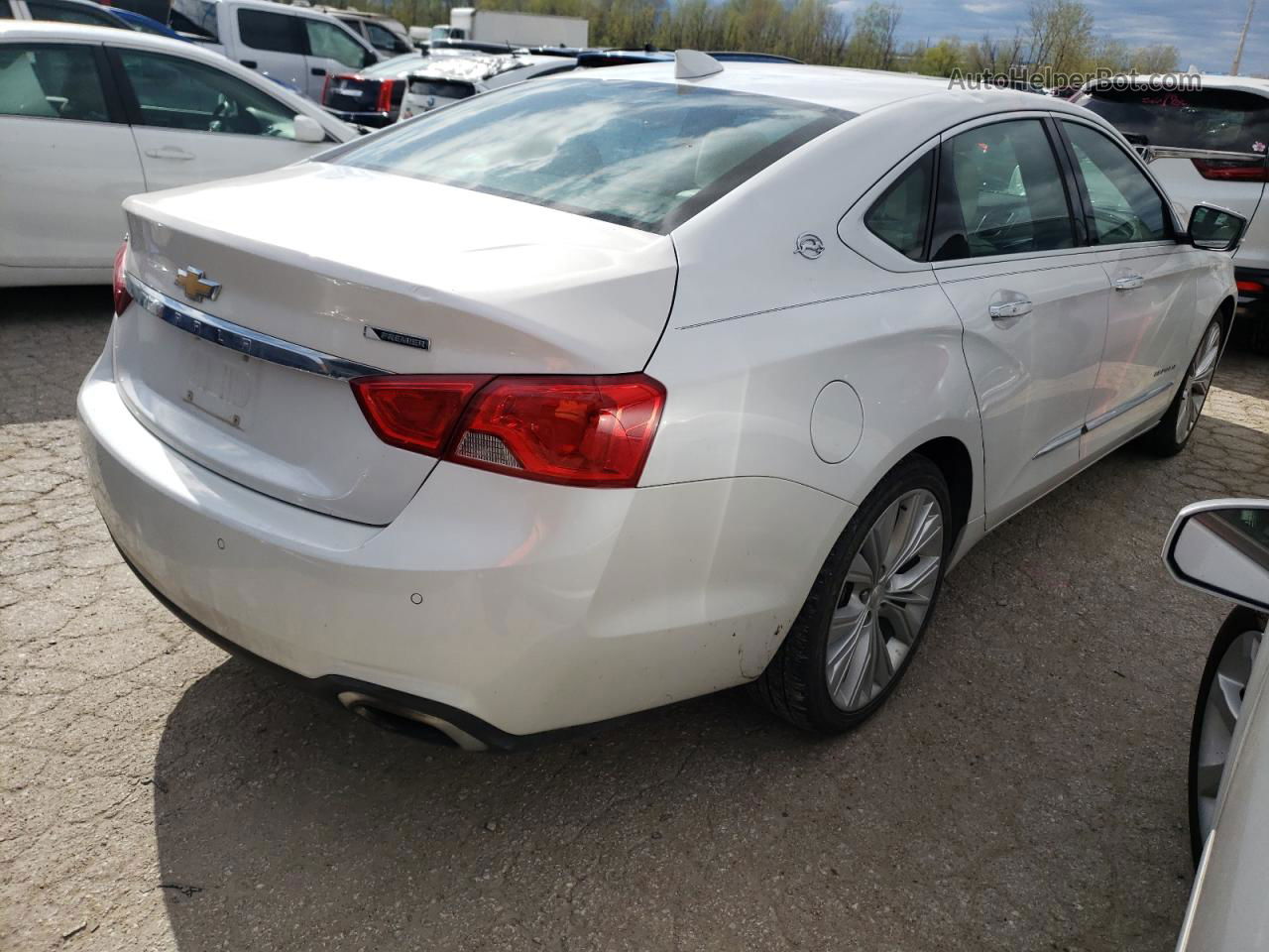 2017 Chevrolet Impala Premier White vin: 2G1145S3XH9187433