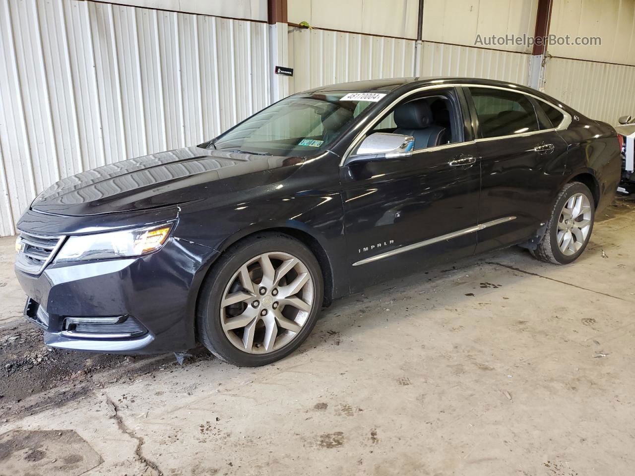 2014 Chevrolet Impala Ltz Blue vin: 2G1155S31E9146858