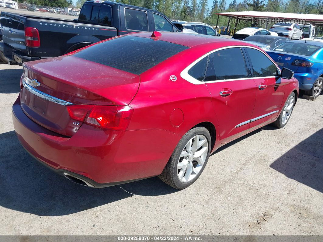 2014 Chevrolet Impala 2lz Red vin: 2G1155S31E9201812