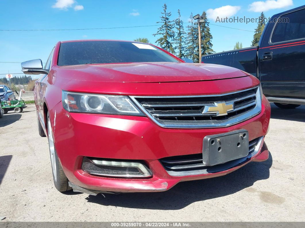 2014 Chevrolet Impala 2lz Red vin: 2G1155S31E9201812