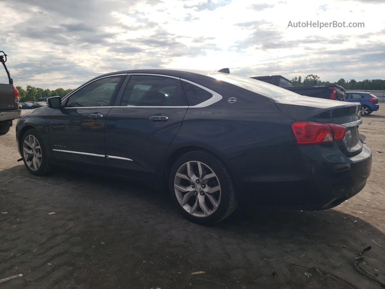 2014 Chevrolet Impala Ltz Gray vin: 2G1155S34E9118584