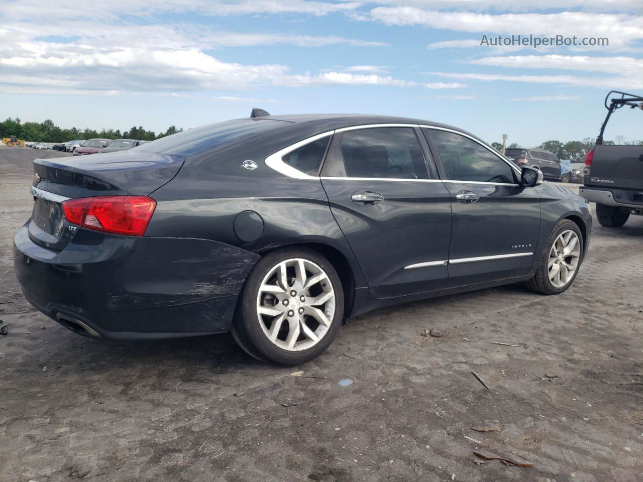 2014 Chevrolet Impala Ltz Gray vin: 2G1155S34E9118584