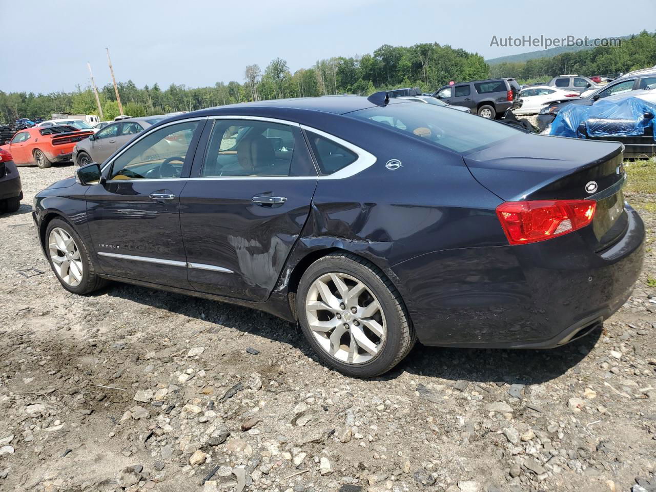 2014 Chevrolet Impala Ltz Синий vin: 2G1155S34E9135272