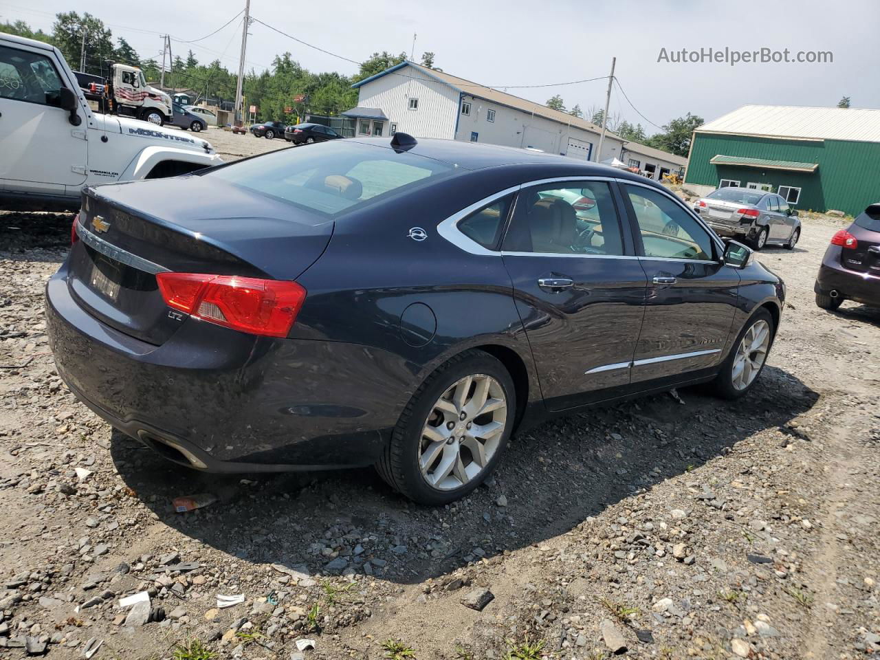 2014 Chevrolet Impala Ltz Синий vin: 2G1155S34E9135272