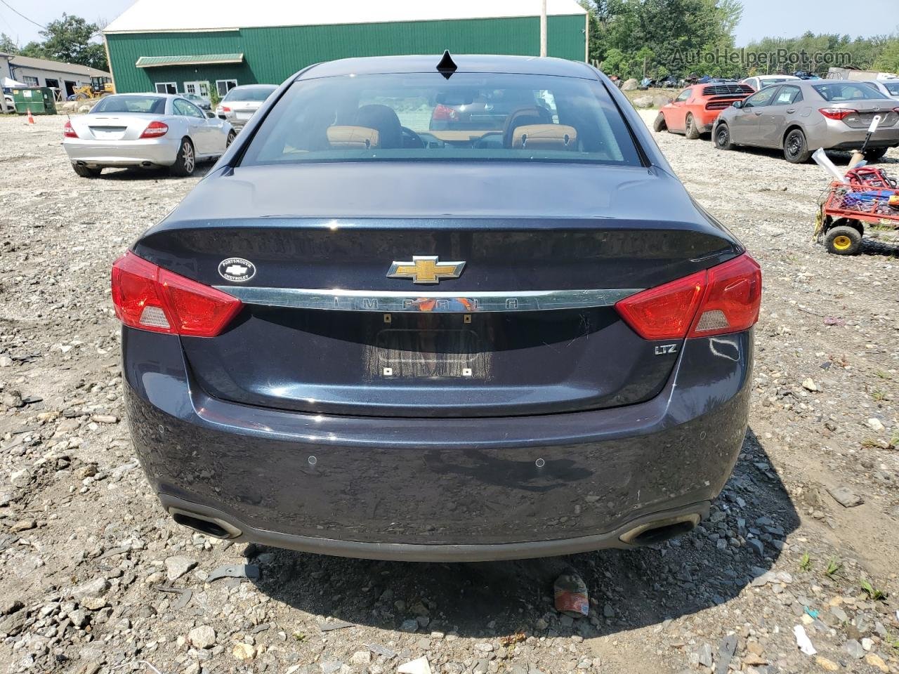 2014 Chevrolet Impala Ltz Синий vin: 2G1155S34E9135272