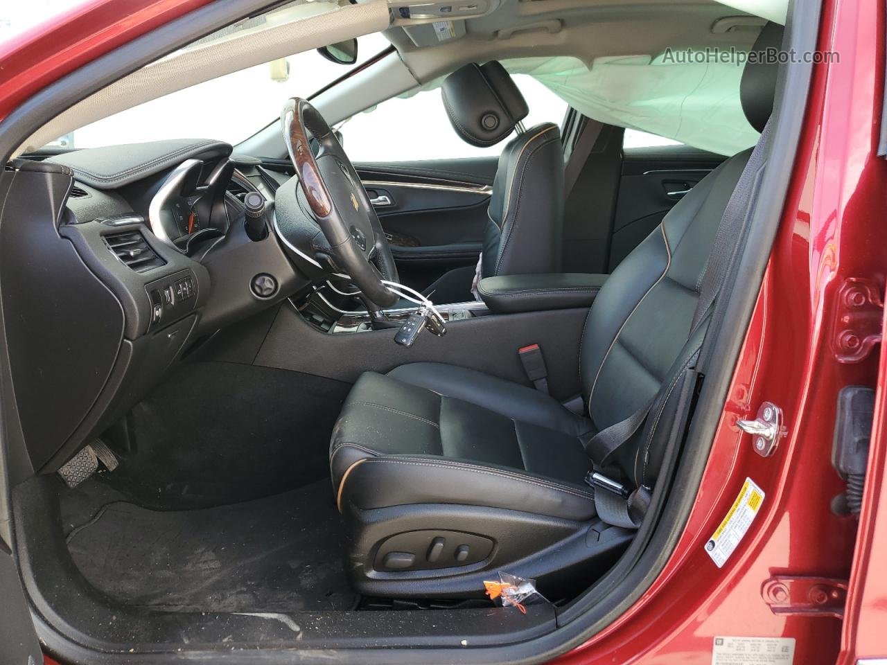 2014 Chevrolet Impala Ltz Red vin: 2G1155S34E9144182