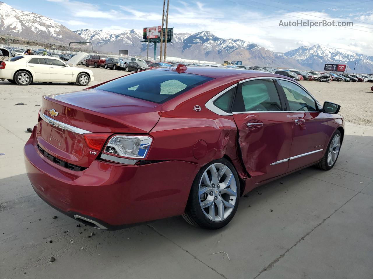 2014 Chevrolet Impala Ltz Red vin: 2G1155S34E9144182