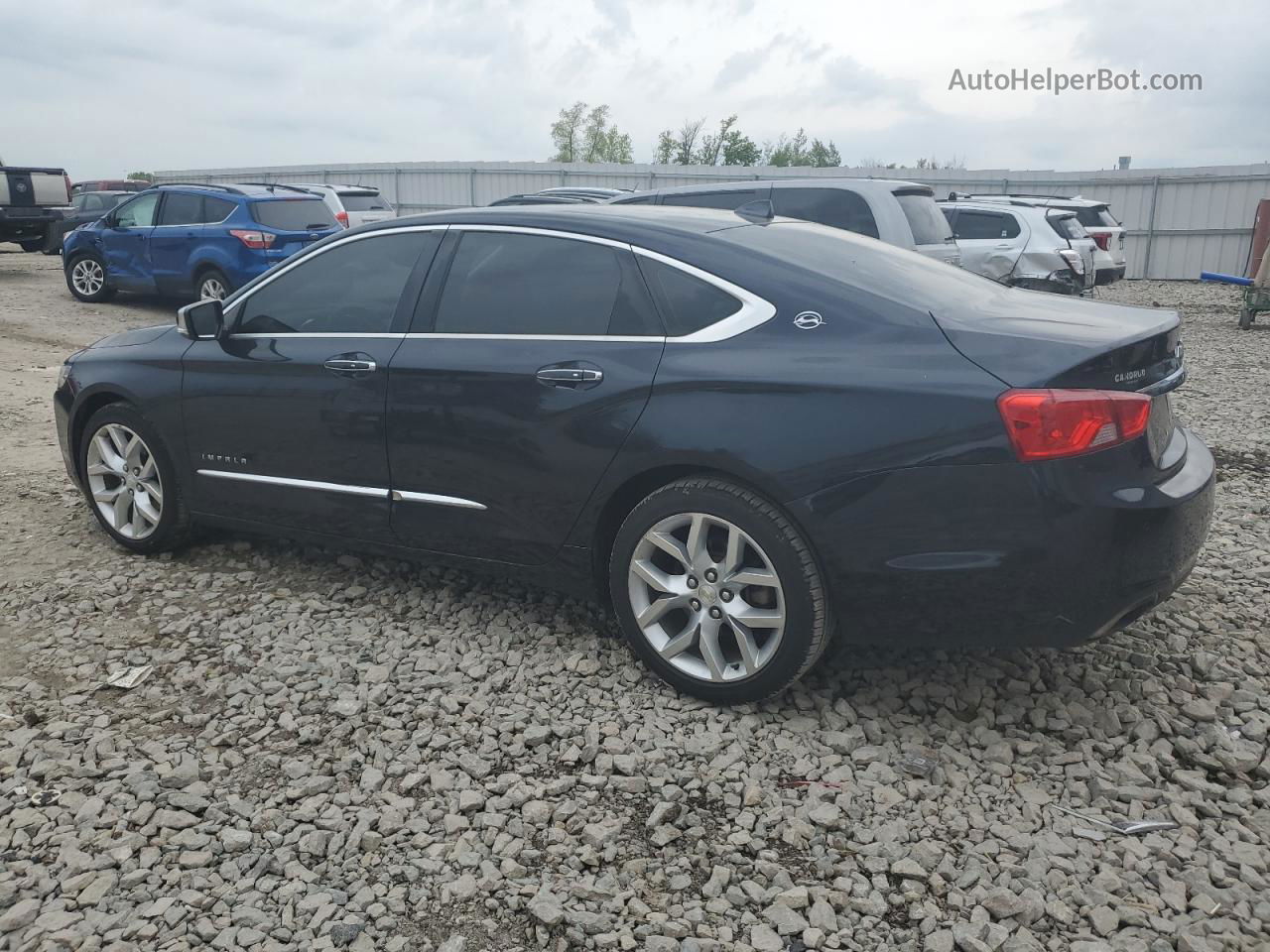 2014 Chevrolet Impala Ltz Blue vin: 2G1155S35E9183881